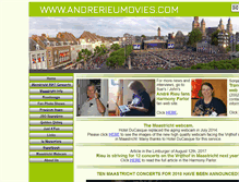 Tablet Screenshot of andrerieu-fans.com